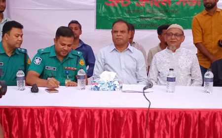 মিরপুরে সম্মানিত নাগরিকদের নিয়ে এন্টি-ক্রাইম সভা অনুষ্ঠিত