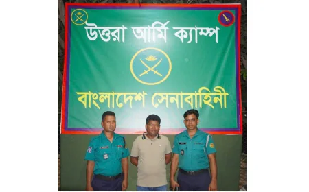 রাজধানীর খিলক্ষেতে সেনাবাহিনীর অভিযানে গ্রেপ্তার ৩