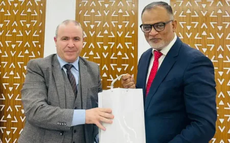 বাণিজ্য উপদেষ্টার সাথে আলজেরিয়ার রাষ্ট্রদূতের সাক্ষাৎ