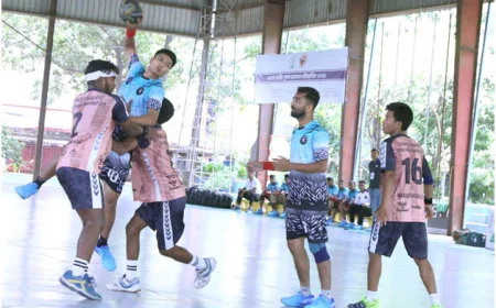 জাতীয় পুরুষ হ্যান্ডবলের দ্বিতীয় পর্বের আজকের খেলার ফলাফল