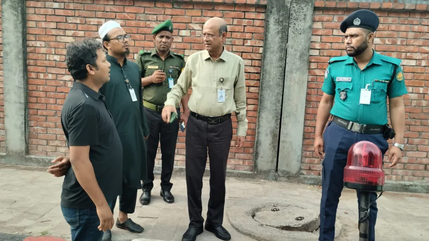 হাতিরঝিল এলাকা পরিদর্শনে রাজউক চেয়ারম্যান