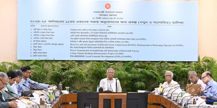 প্রধান উপদেষ্টার সভাপতিত্বে একনেক সভা অনুষ্ঠিত