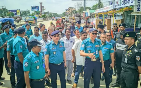 ঈদযাত্রা নির্বিঘ্ন করতে রংপুরে সাব কন্ট্রোল রুমের উদ্বোধন