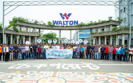 নানা আয়োজনে ওয়ালটনে বিশ্ব পরিবেশ দিবস উদযাপন