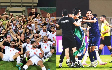 বিশ্বকাপে প্রথমবারের মতো জর্ডান ও উজবেকিস্তান