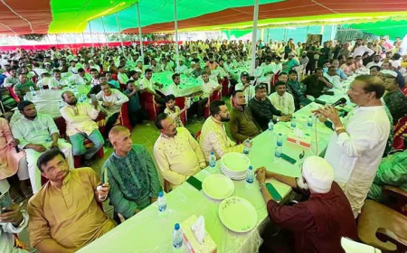 লাকসাম উপজেলা-পৌরসভা ও মনোহরগঞ্জ উপজেলা বিএনপি’র ঈদ পুনর্মিলনী অনুষ্ঠিত