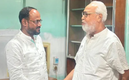 সমবেদনা জানাতে কাদের সিদ্দিকীর বাসায় বিএনপি নেতা টুকু