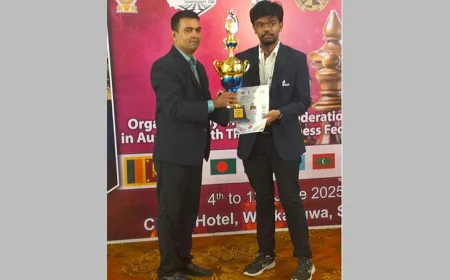 শ্রীলংকায় এশিয়ান জুনিয়র দাবায় তাহসিন চ্যাম্পিয়ন