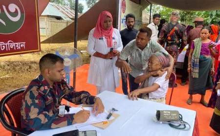 যামিনীপাড়া জোনের উদ্যােগে   বিনামূল্যে চিকিৎসা সেবা ও ওষুধ বিতরণ ।