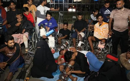 গভীর রাতে হাসপাতালে ফিরে গেলেন জুলাই আন্দোলনে আহতরা