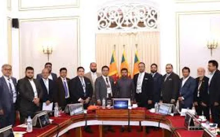 শ্রীলংকার ২ মন্ত্রীর সঙ্গে বৈঠক সফররত ঢাকা চেম্বারের বাণিজ্য প্রতিনিধিদলের
