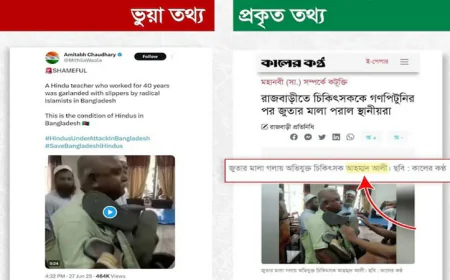 ভারতীয় বিভিন্ন অ্যাকাউন্টে ভুয়া খবর প্রচার করা হচ্ছে : রিউমার স্ক্যানার