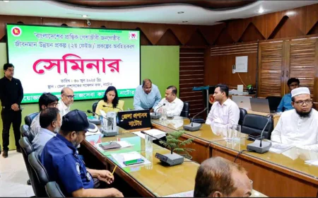 নাটোরে প্রান্তিক পেশাজীবী জনগোষ্ঠির জীবনমান উন্নয়নে সেমিনার