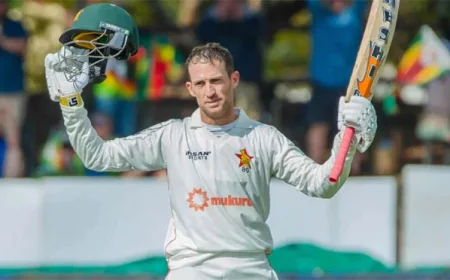 উইলিয়ামসের সেঞ্চুরির পরও পিছিয়ে জিম্বাবুয়ে