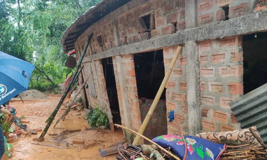 সিলেটে টিলা ধসে একই পরিবারের ৪ জনের প্রাণহানি
