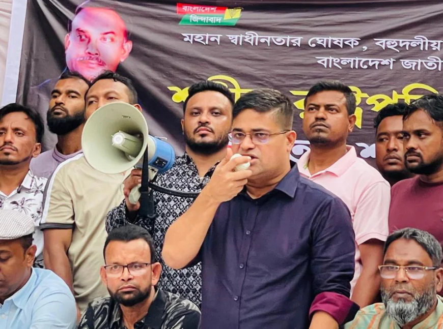 দারুসসালাম থানা ছাত্রদলের সাবেক দপ্তর সম্পাদক রিজভী আহমেদ দীপ্তর উদ্যোগে