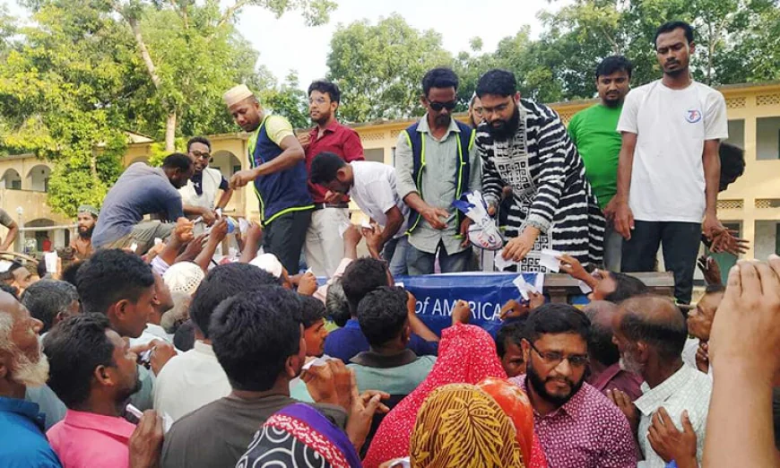 কুড়িগ্রামে ৬ হাজার দুস্থ মানুষ পেলেন কোরবানির মাংস