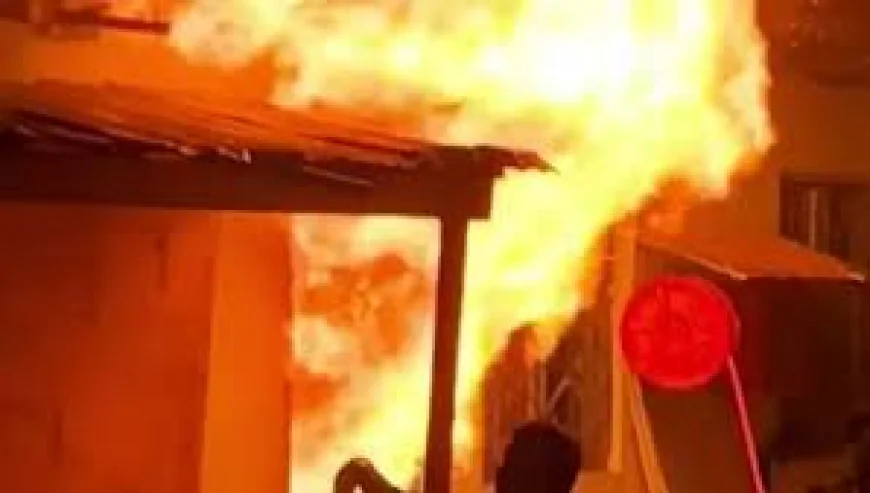 সিনেমার শুটিং সেটে ভয়াবহ আগুন