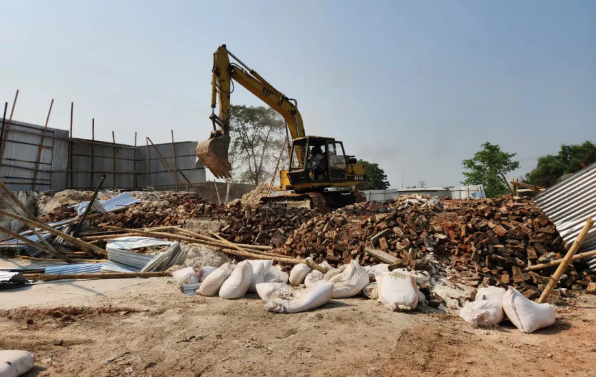 মুন্সীগঞ্জে দু’টি অবৈধ চুনা কারখানা গুঁড়িয়ে দেয়া হয়েছে