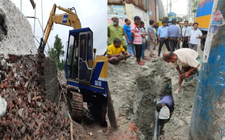 অবৈধ গ্যাস সংযোগ উচ্ছেদে অভিযান