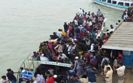 ভোলার সকল রুটে নৌ চলাচল শুরু