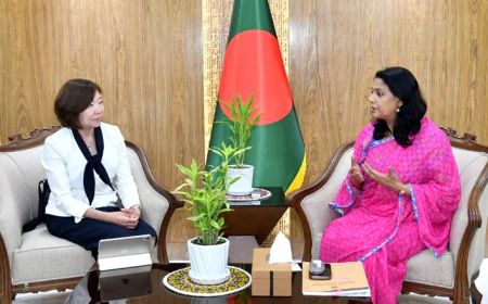 পরিবেশ উপদেষ্টার সঙ্গে জাইকার নির্বাহী সিনিয়র ভাইস প্রেসিডেন্টের বৈঠক