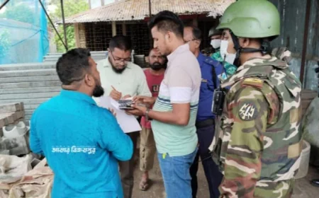 মুন্সীগঞ্জে গ্যাস সিলিন্ডার মজুদের দায়ে জরিমানা