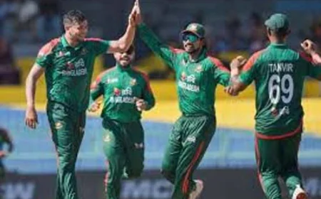 শ্রীলংকার বিপক্ষে টস হেরে ফিল্ডিংয়ে বাংলাদেশ