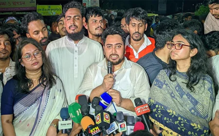 রংপুর-৪ আসনে আখতার হোসেনকে প্রার্থী ঘোষণা করলেন নাহিদ ইসলাম