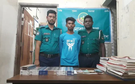 কোনাবাড়ীতে ১০ লাখ টাকার নকল সিগারেট জব্দ, গ্রেফতার-১