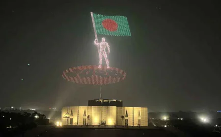 ৬৪ জেলায় চলচ্চিত্র প্রদর্শন ও ড্রোন শো