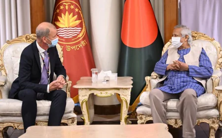 আর্থিক খাতে অন্তর্বর্তী সরকারের পদক্ষেপের প্রশংসা করলেন বিশ্ব ব্যাংকের ভাইস প্রেসিডেন্ট