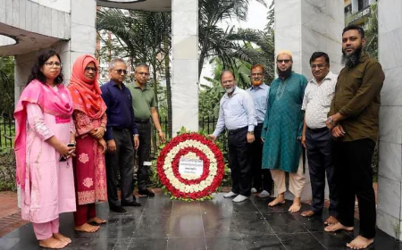 জুলাই গণঅভ্যুত্থানে শহীদদের প্রতি সিভাসু পরিবারের শ্রদ্ধা