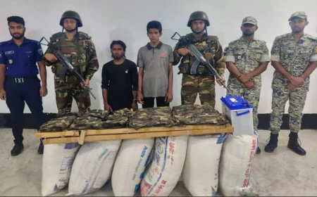 টেকনাফে সামরিক পোশাকসহ দুই ডাকাত আটক