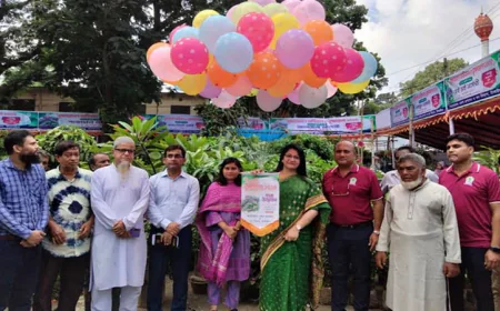 টাঙ্গাইলে সাত দিনব্যাপী বৃক্ষরোপণ অভিযান ও বৃক্ষ মেলা শুরু
