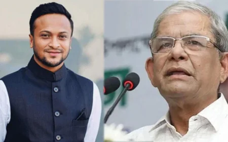 ক্ষমতায় গেলে সাকিব ইস্যুতে বিএনপির অবস্থান কী হবে, জানালেন ফখরুল