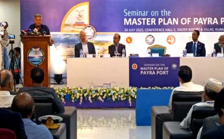 পায়রা বন্দরের মাস্টারপ্ল্যান বাস্তবায়িত হলে এই অঞ্চল হবে অর্থনীতির চালিকাশক্তি : নৌপরিবহন উপদেষ্টা