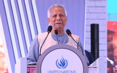 জুলাই গণআন্দোলনে মানবতাবিরোধী অপরাধীদের বিচারে আমরা দৃঢ়প্রতিজ্ঞ: প্রধান উপদেষ্টা