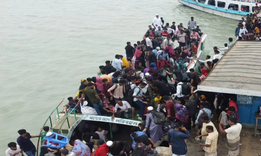 ভোলার সকল রুটে নৌ চলাচল শুরু