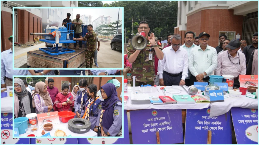 ডেঙ্গুর ঝুঁকিপূর্ণ ওয়ার্ডে ডিএনসিসির মশক নিধন অভিযান শুরু