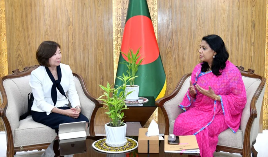 পরিবেশ উপদেষ্টার সঙ্গে জাইকার নির্বাহী সিনিয়র ভাইস প্রেসিডেন্টের বৈঠক