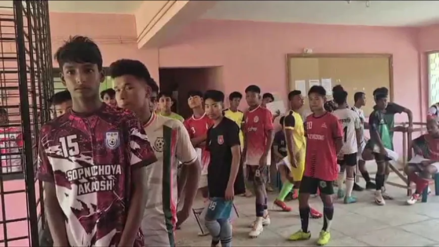 খাগড়াছড়িতে অনূর্ধ্ব-১৭ ফুটবল দল গঠনের লক্ষ্যে বাছাইপর্ব অনুষ্ঠিত