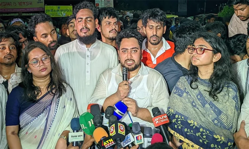 রংপুর-৪ আসনে আখতার হোসেনকে প্রার্থী ঘোষণা করলেন নাহিদ ইসলাম