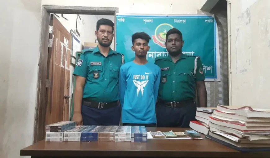 কোনাবাড়ীতে ১০ লাখ টাকার নকল সিগারেট জব্দ, গ্রেফতার-১