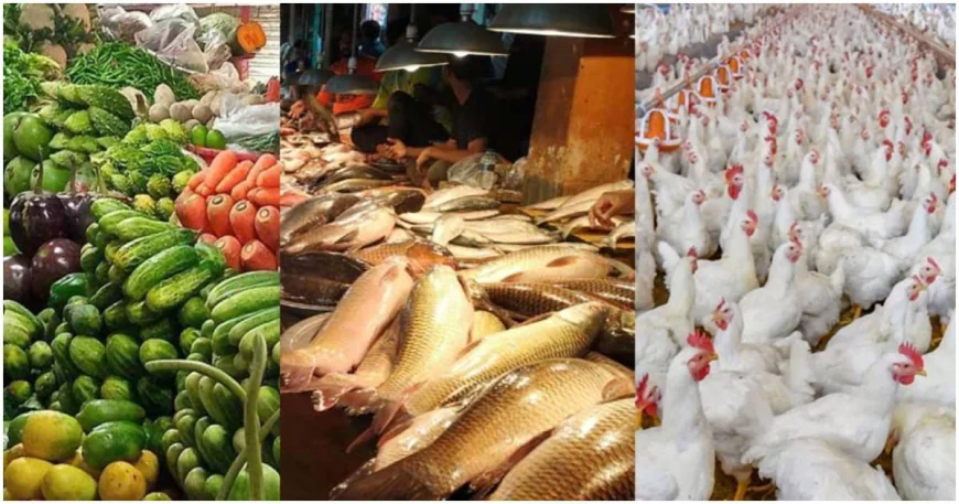 টানা বৃষ্টির প্রভাব কাঁচাবাজারে