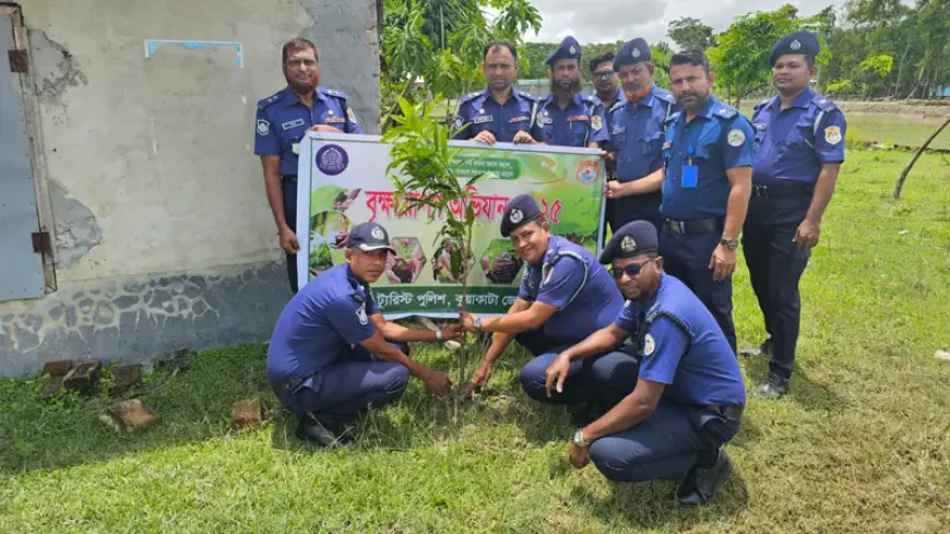 কুয়াকাটায় ৬ হাজার বৃক্ষরোপণ শুরু