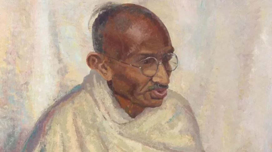 নিলামে আড়াই কোটি টাকায় বিক্রি মহাত্মা গান্ধীর বিরল তৈলচিত্র