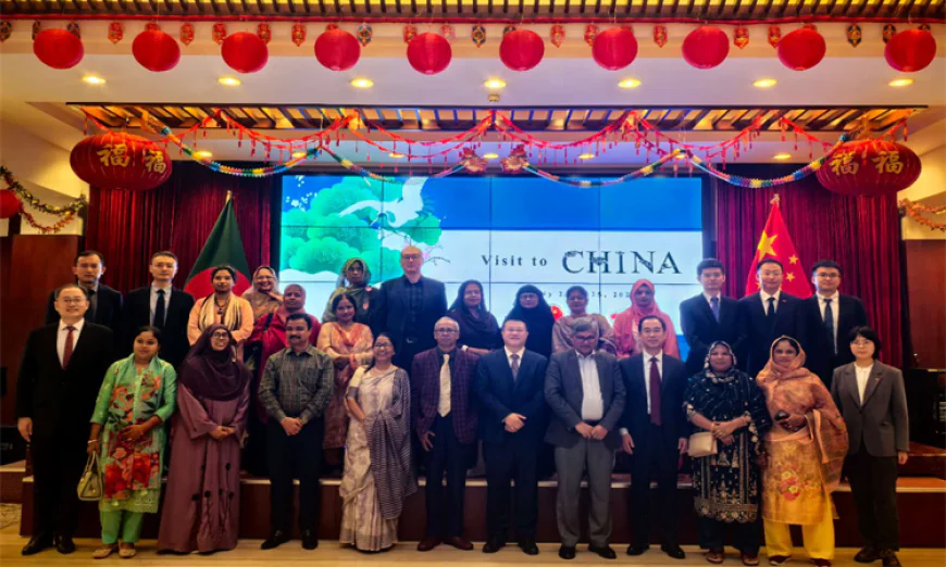 গ্রামীণ ব্যাংকের প্রতিনিধিদলকে চীনা দূতাবাসের সংবর্ধনা