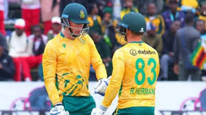 জিম্বাবুয়েকে হারিয়ে ফাইনালে দক্ষিণ আফ্রিকা