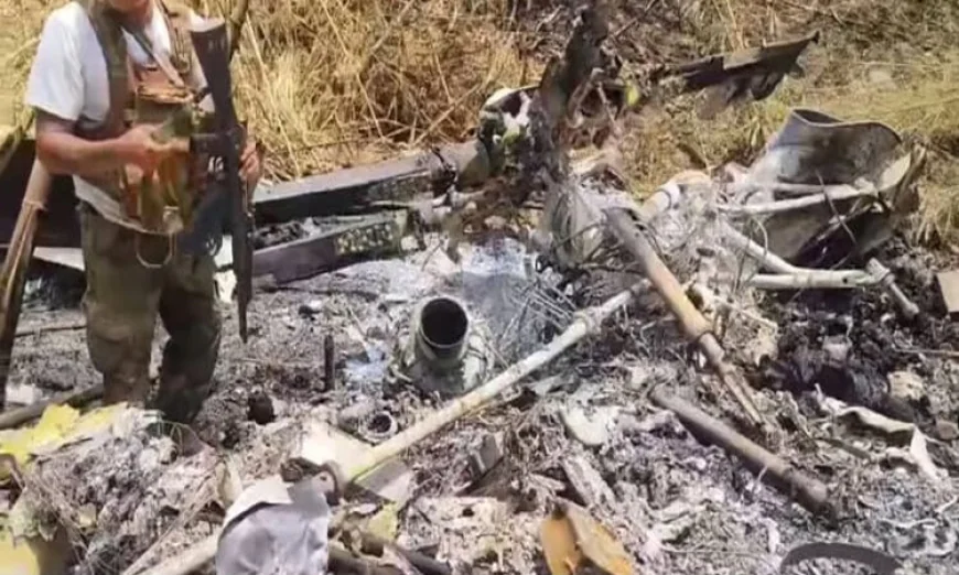 থাই সীমান্তে মিয়ানমারের জান্তা বাহিনীর ড্রোন বিধ্বস্ত